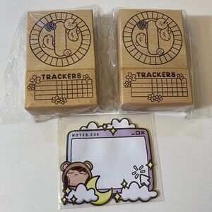 Hubman And Chubgirl Stamps Trackers & Notepad